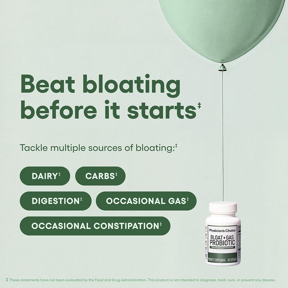 Physician's CHOICE Bloat & Gas Probiotic 5-in-1 - 30 Capsules - image 5