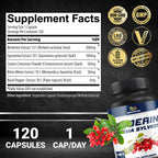 BMVINVOL 5-in-1 Berberine Supplement with Ceylon Cinnamon - 120 Capsules - image 2