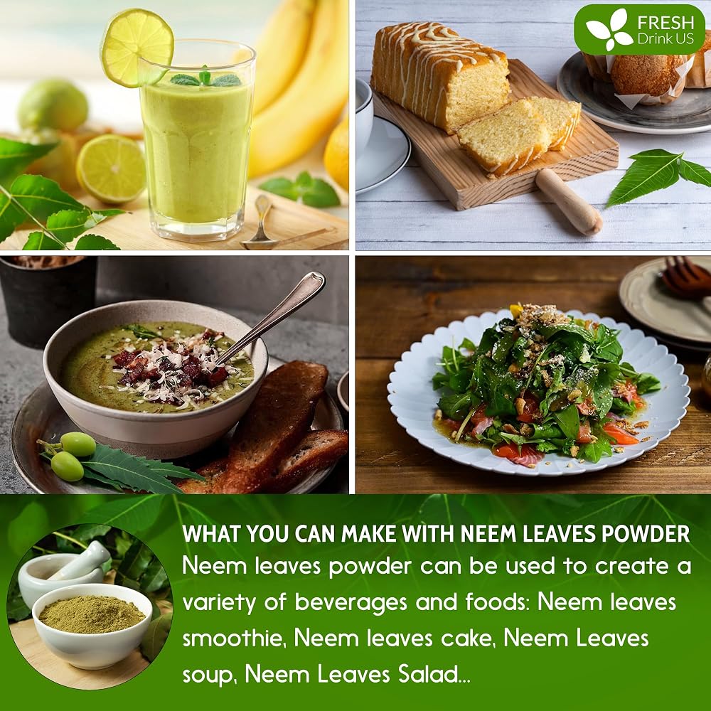 FreshDrinkUS Neem Leaf Powder 100% Natural - 6oz - image 7