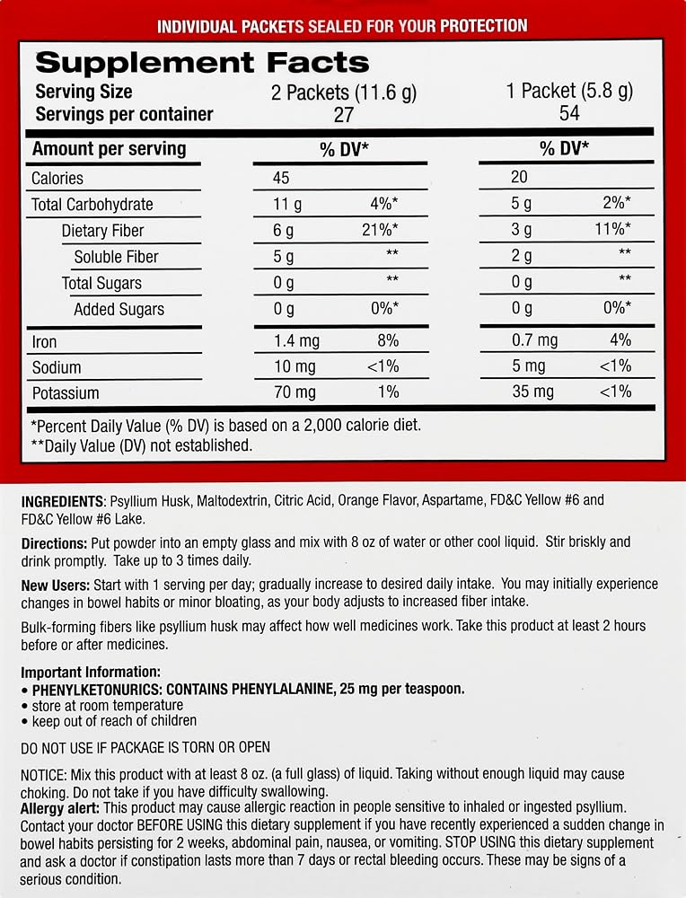 Leader Psyllium Husk Powder Supplement