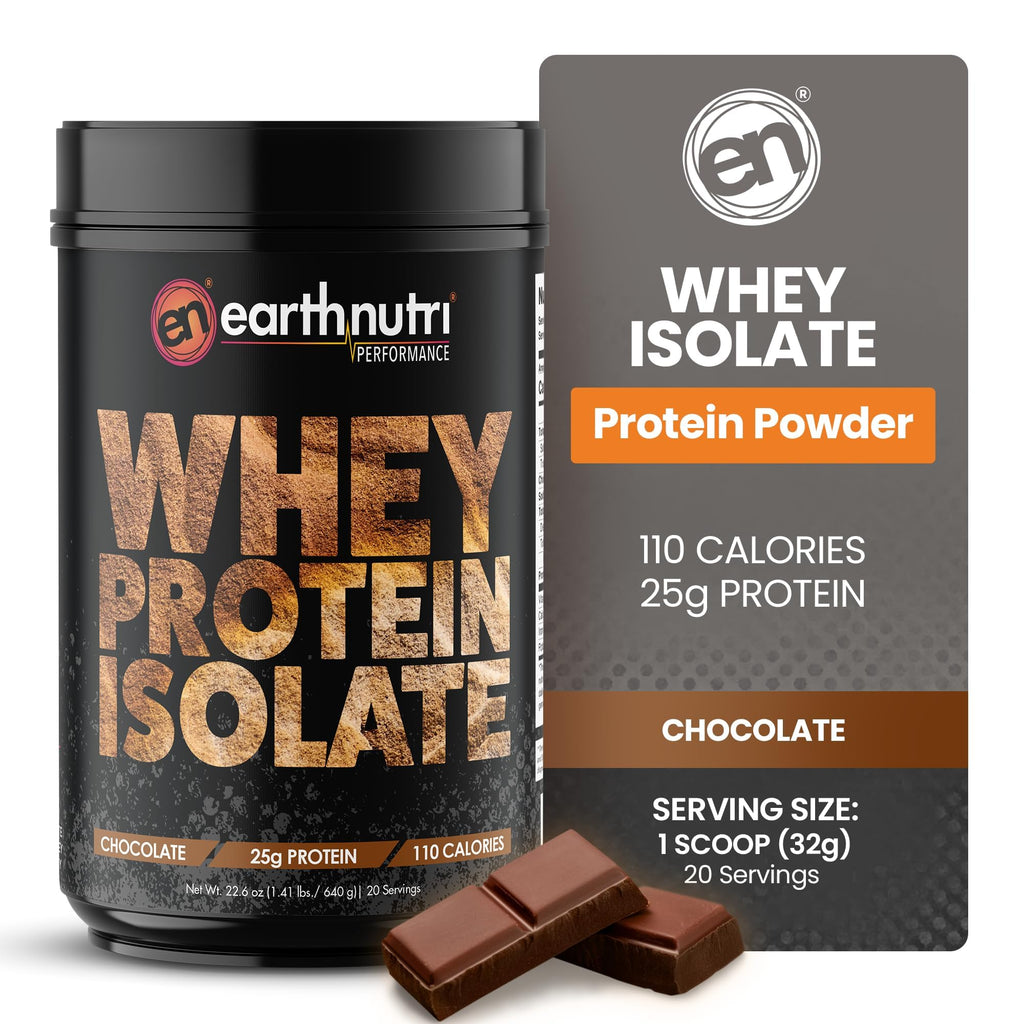 EarthNutri - Whey Isolate Protein Powder for Workout and Muscle