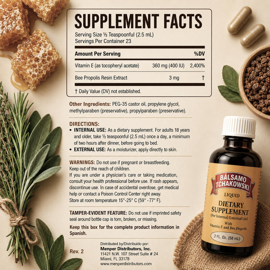 Balsamo Tchakowski Multivitamin Liquid Supplement - 1 Count - image 9
