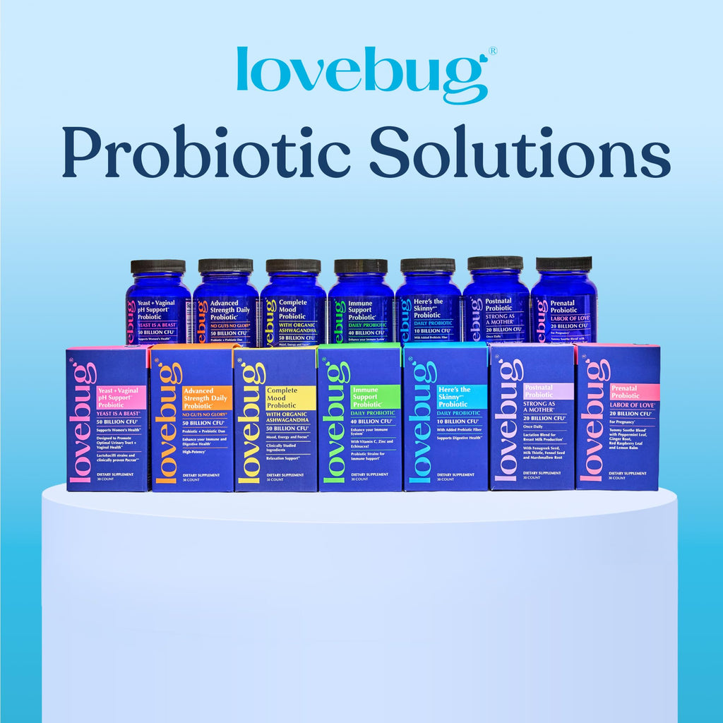 LOVEBUG Here's The Skinny Probiotics 10 Billion CFU - 60 Tablets - image 8