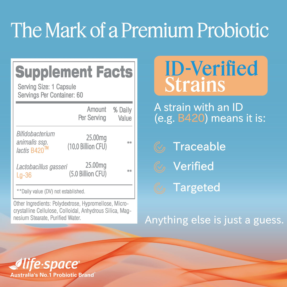 Life-Space Shape B420 Probiotics for Shape Better