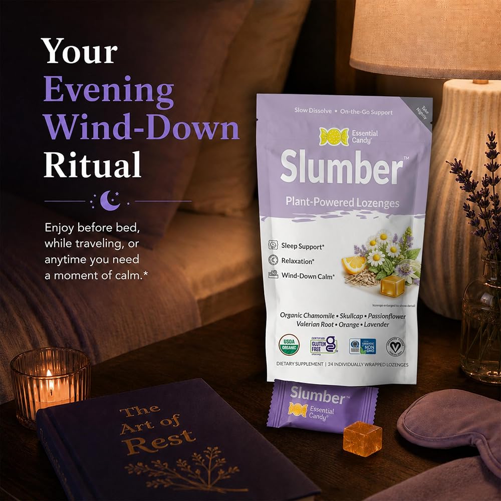 Essential Candy Slumber Blend Organic Lozenges for Sleep - 24 Count - image 8