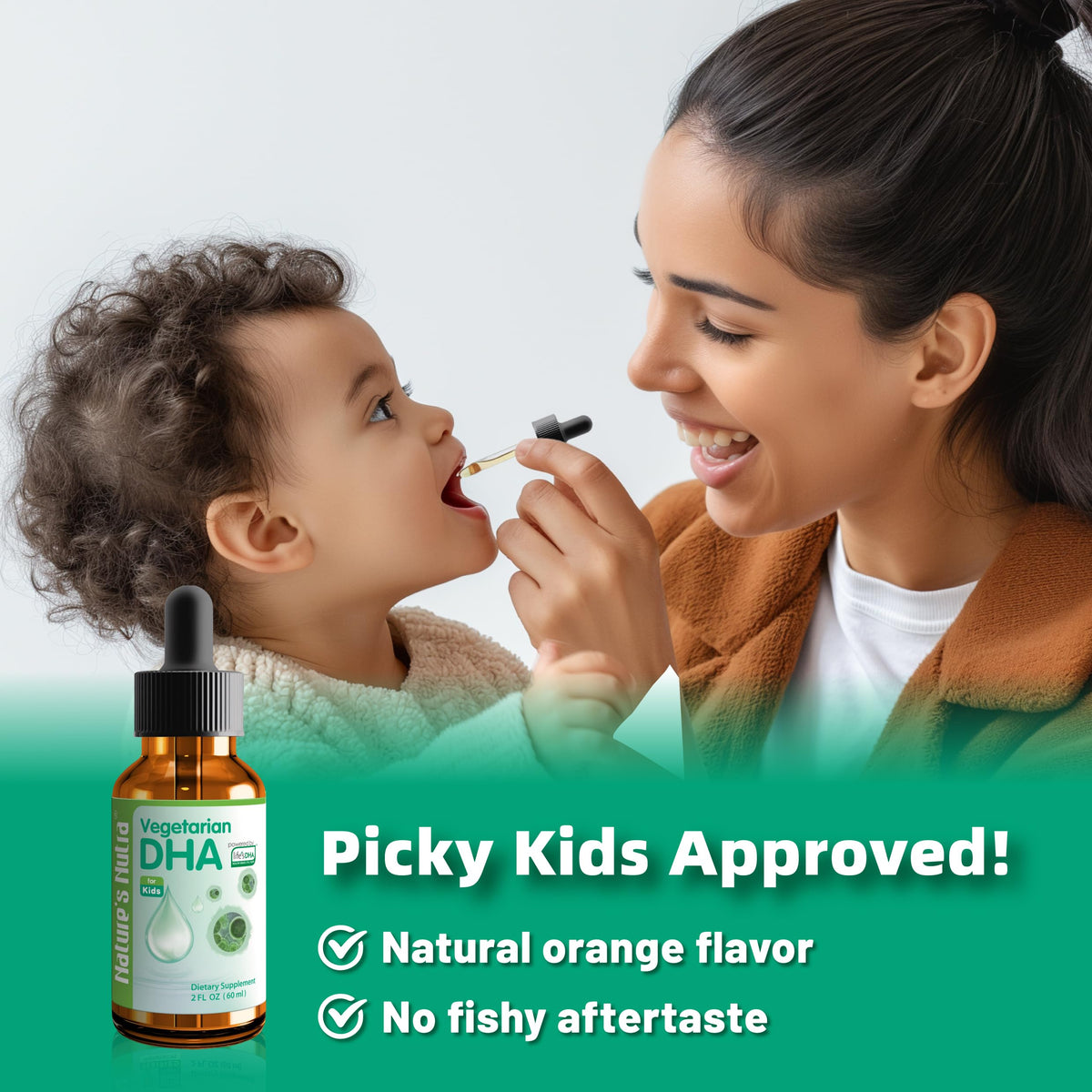 Nature's Nutra Vegetarian DHA Liquid for Kids - 2 Fl Oz - image 4