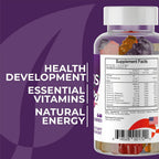 Hallusa Natural HallKids Multivitamin Gummies for Kids - 60 Gummies - image 2