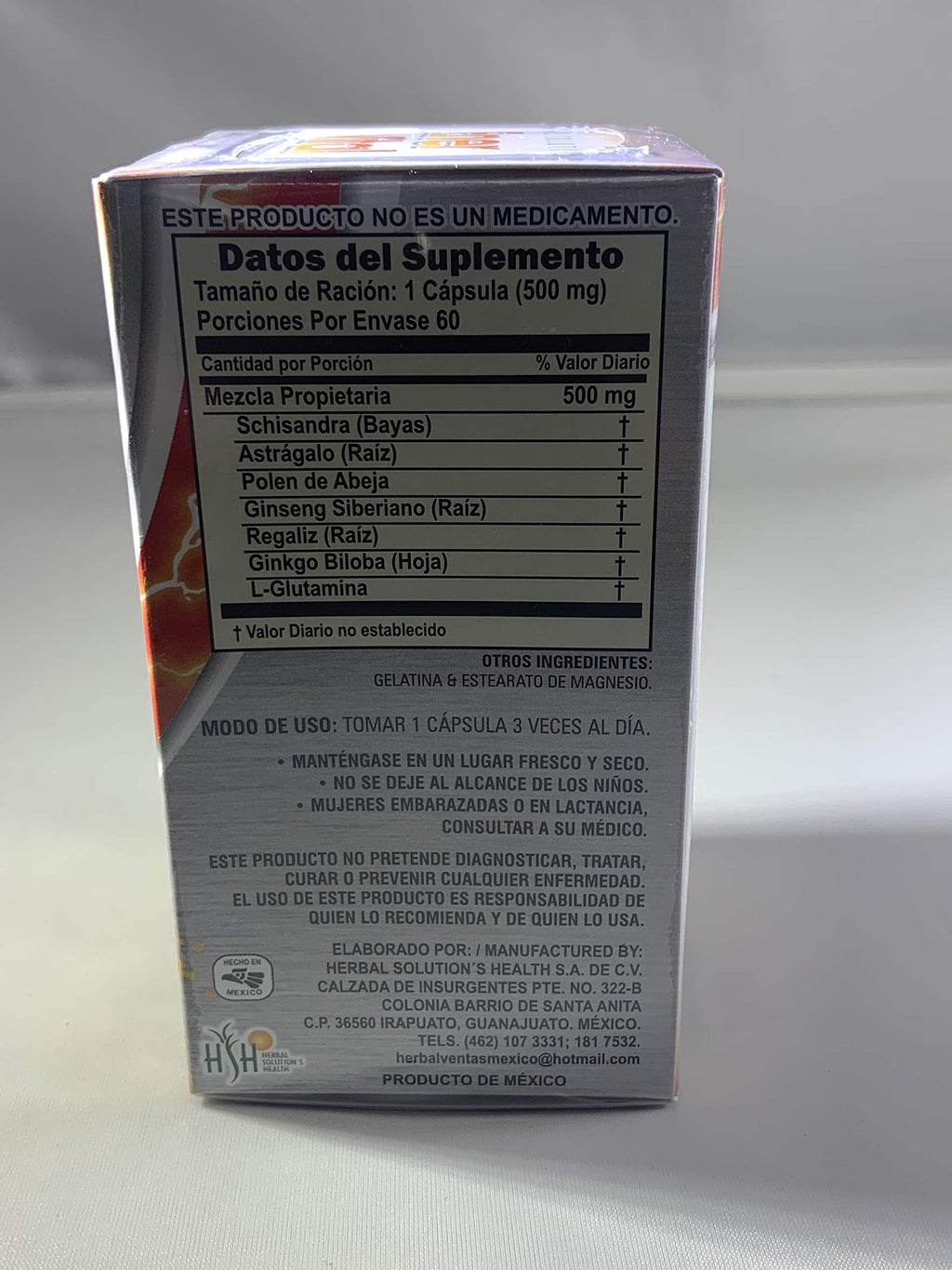 Herbal Solutions Ener Vital Capsules with Schisandra & Astragalus - 60 Capsules - image 4