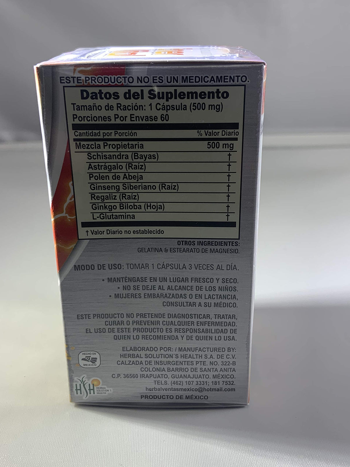 Herbal Solutions Ener Vital Capsules with Schisandra & Astragalus - 60 Capsules - image 4