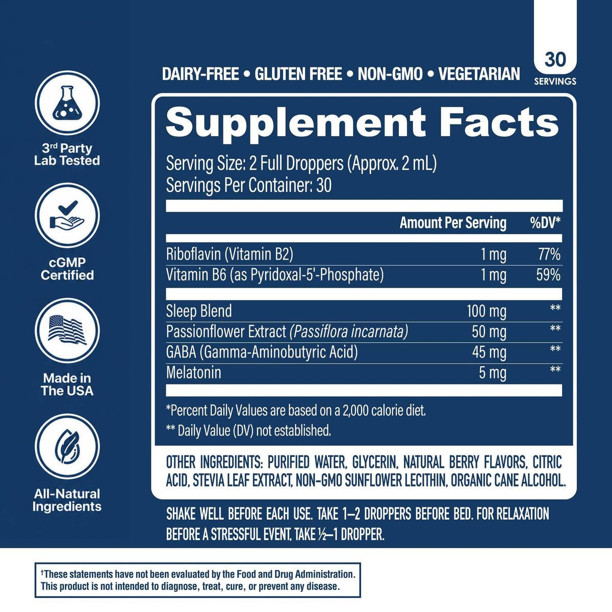 NuEthix Formulations Relax Liposomal Supplement for Sleep - 2 Fl Oz - image 4
