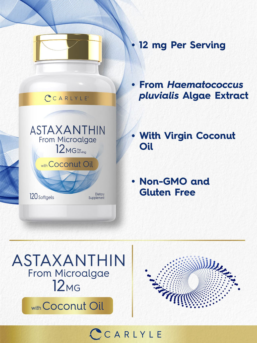Carlyle Astaxanthin 12mg - 120 Softgels - image 3
