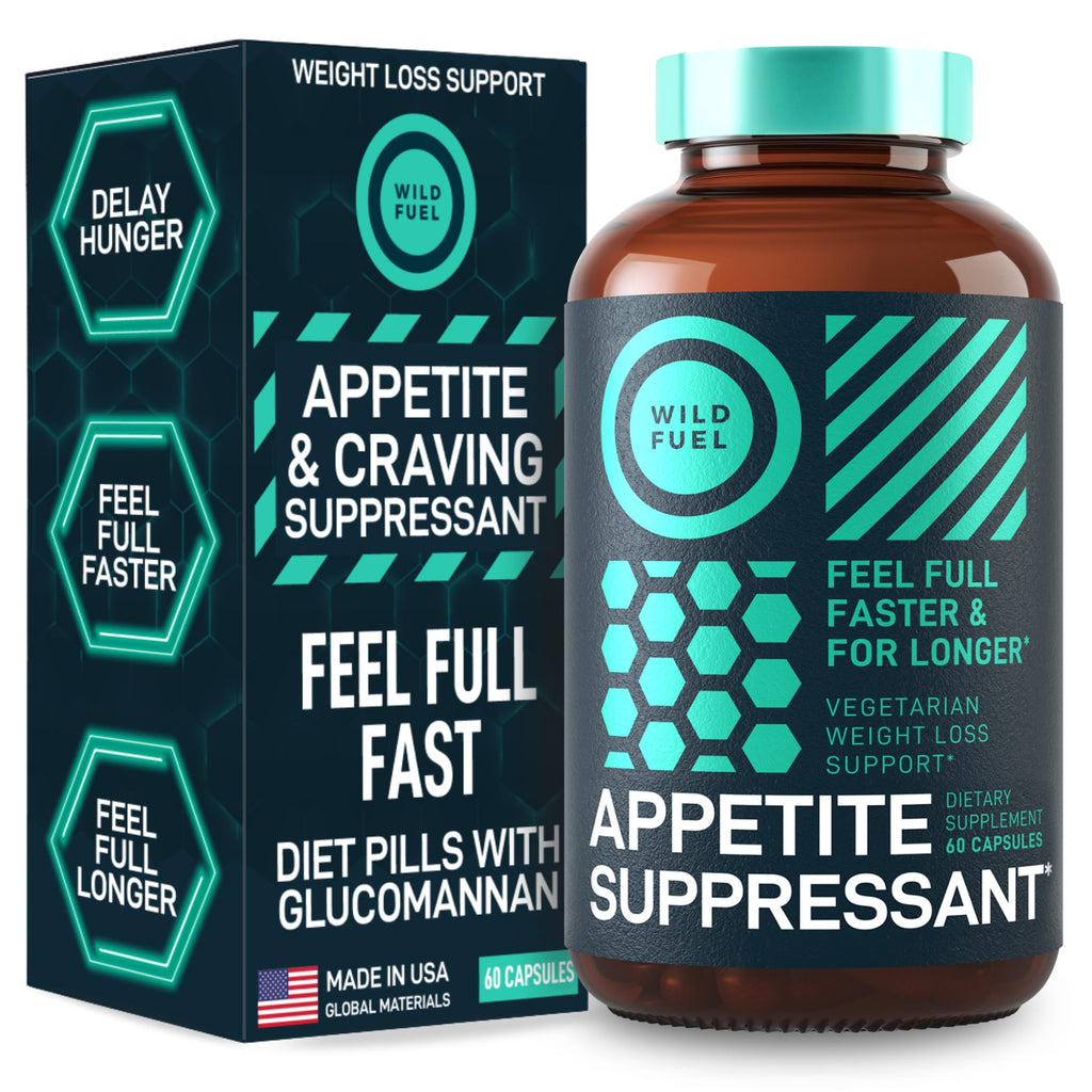 WILD FUEL Appetite Suppressant with Garcinia Cambogia - 60 Vegetarian Capsules