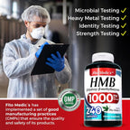 FITO MEDIC'S HMB 1000 mg Free Acid - 240 Capsules - image 5