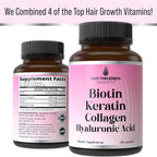 Hair Thickness Maximizer Biotin Keratin Collagen - 60 Capsules - image 6