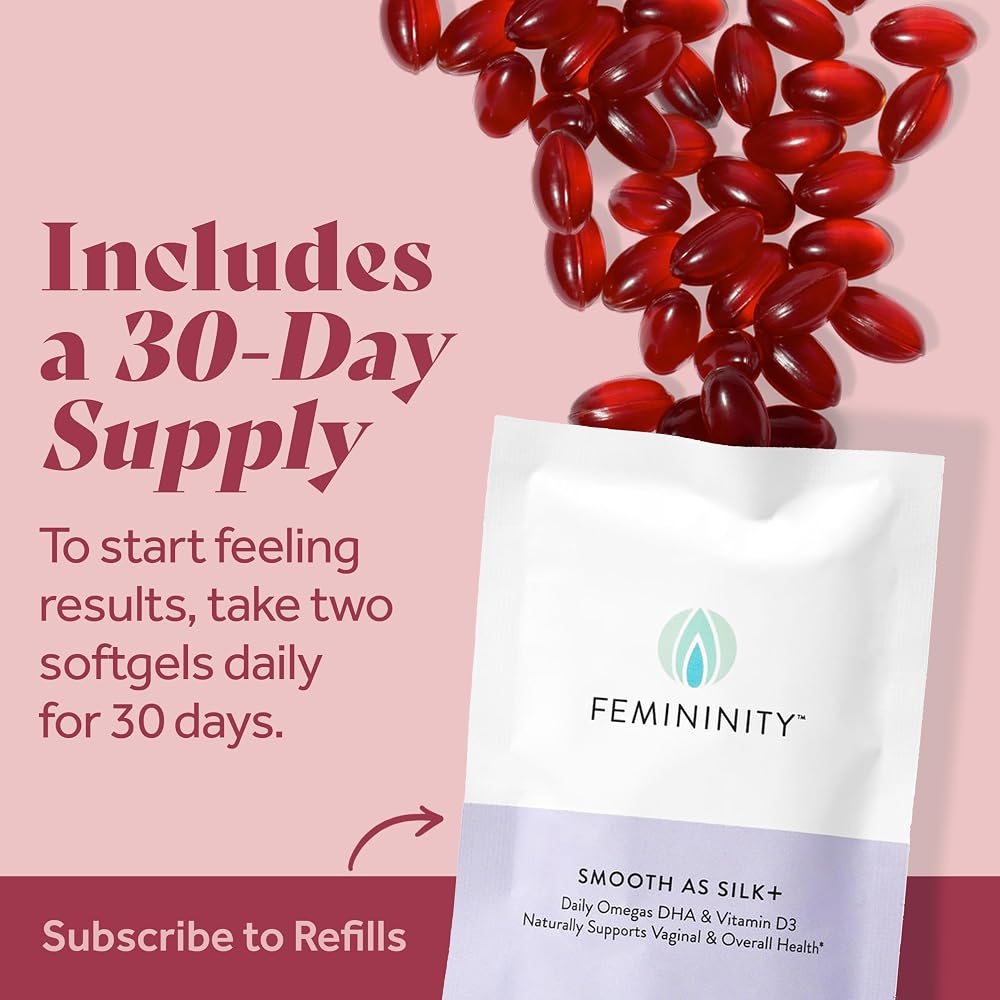 Femininity Smooth as Silk+ Softgels for Vaginal Dryness