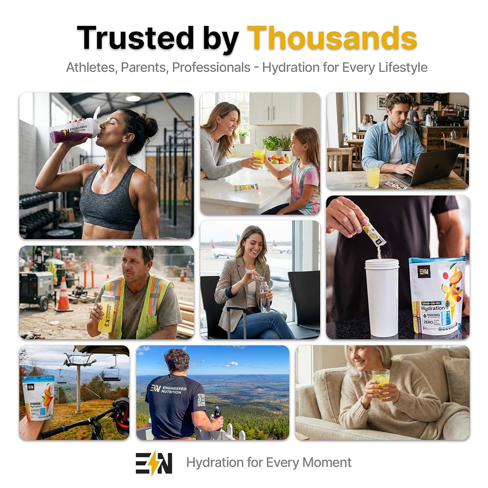 Engineered Nutrition Sugar-Free Electrolyte Powder Packets Pineapple - image 8
