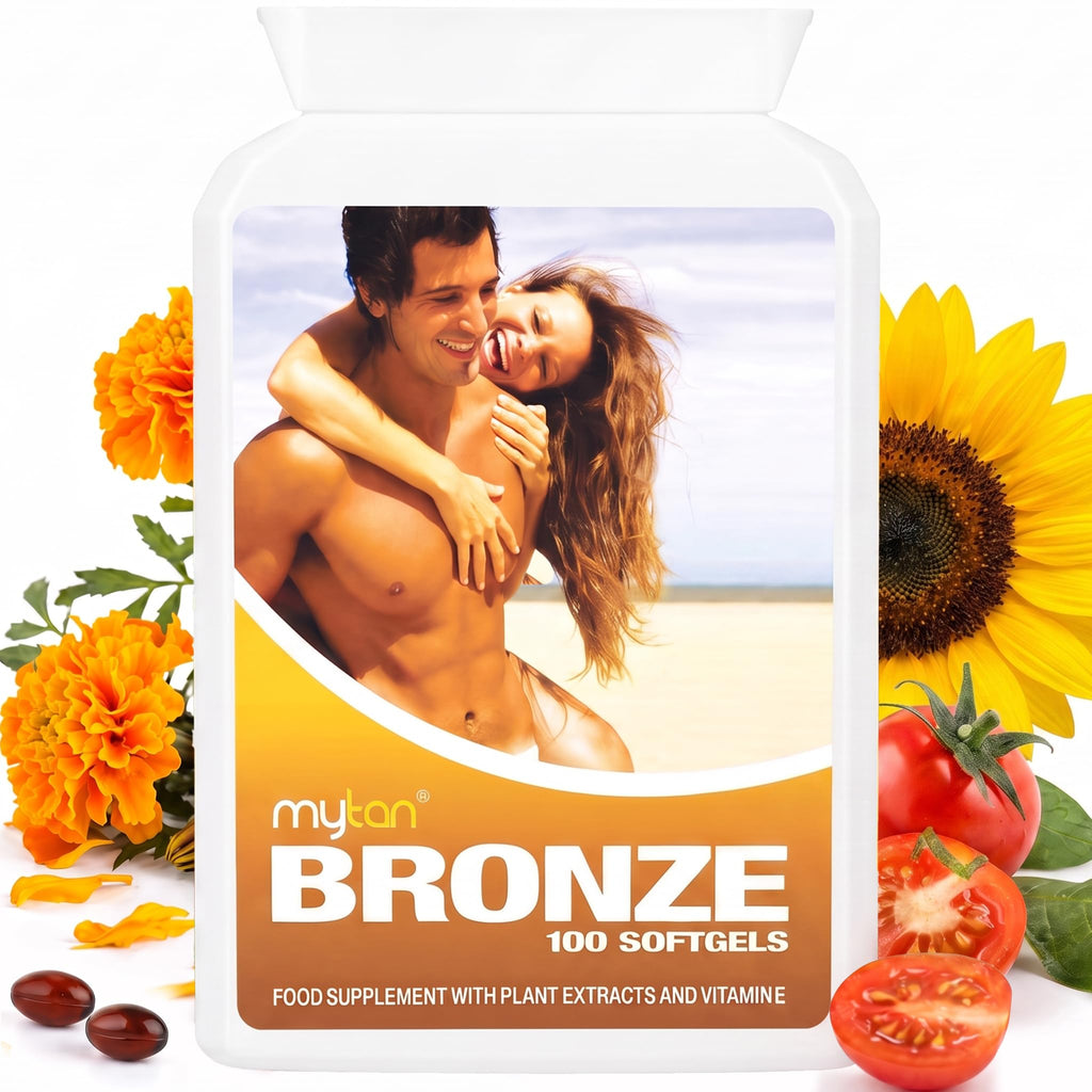 MyTan Bronze Tanning Softgels with Natural Carotenoids - 100 Softgels