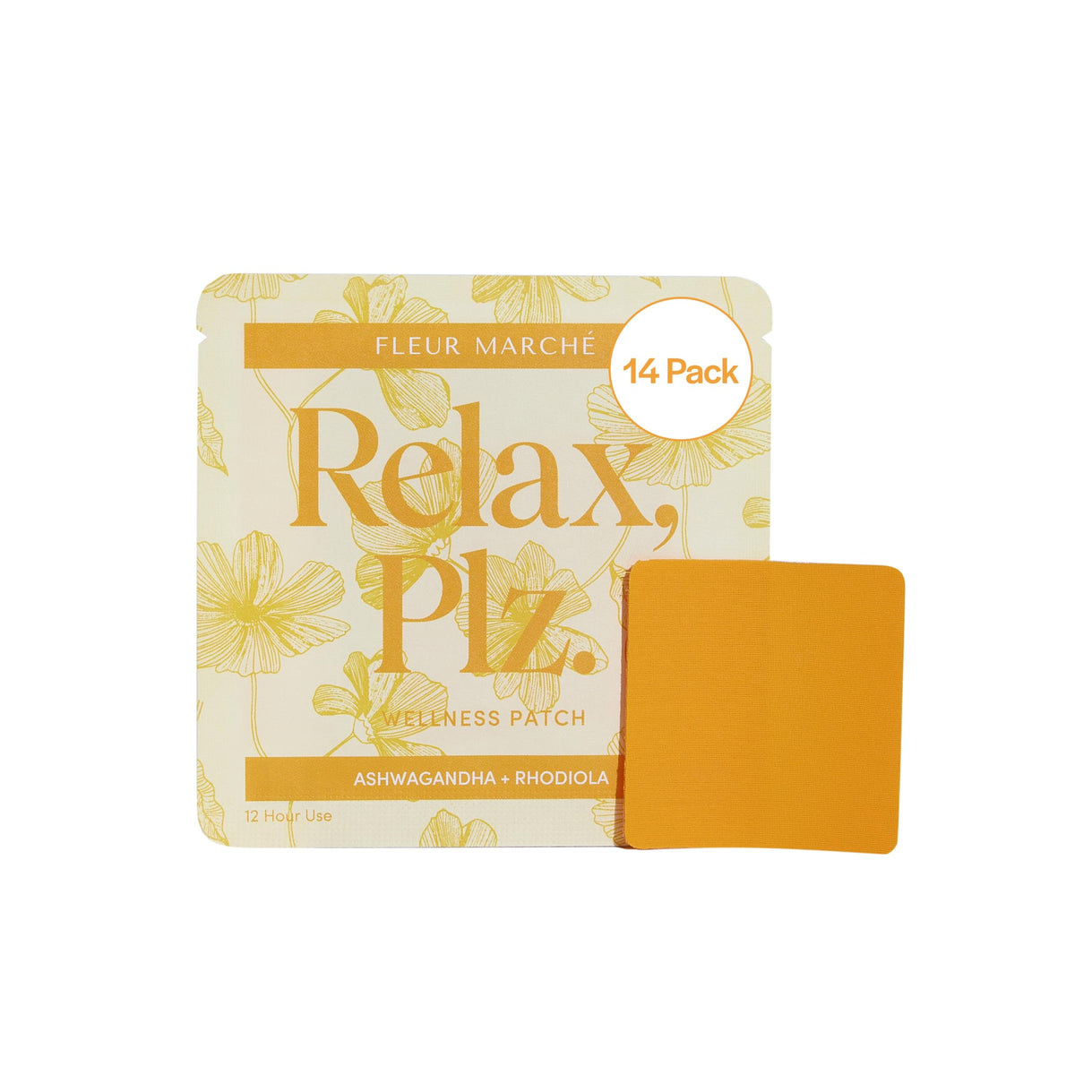 Fleur Marche Relax, Plz Botanical Patch - Calming & Relaxing Wellness