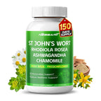 Nessarit Complete 14-in-1 St. John's Wort with Rhodiola & D3 - 150 Capsules
