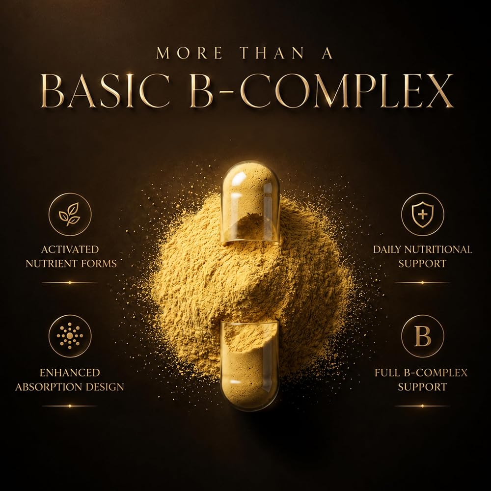 Cocó March N.M.D Methyl B Complex Vitamins for Energy - 120 Capsules - image 4