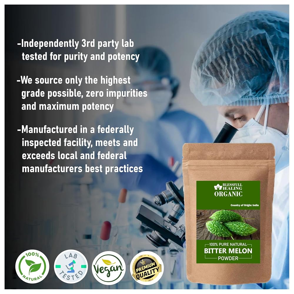 Blessfull Healing Organic Bitter Melon Powder - 300g - image 3