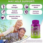 SUPPLEMENTS STUDIO Plant-Based Calcium 500mg (Aquamin) - Vegan