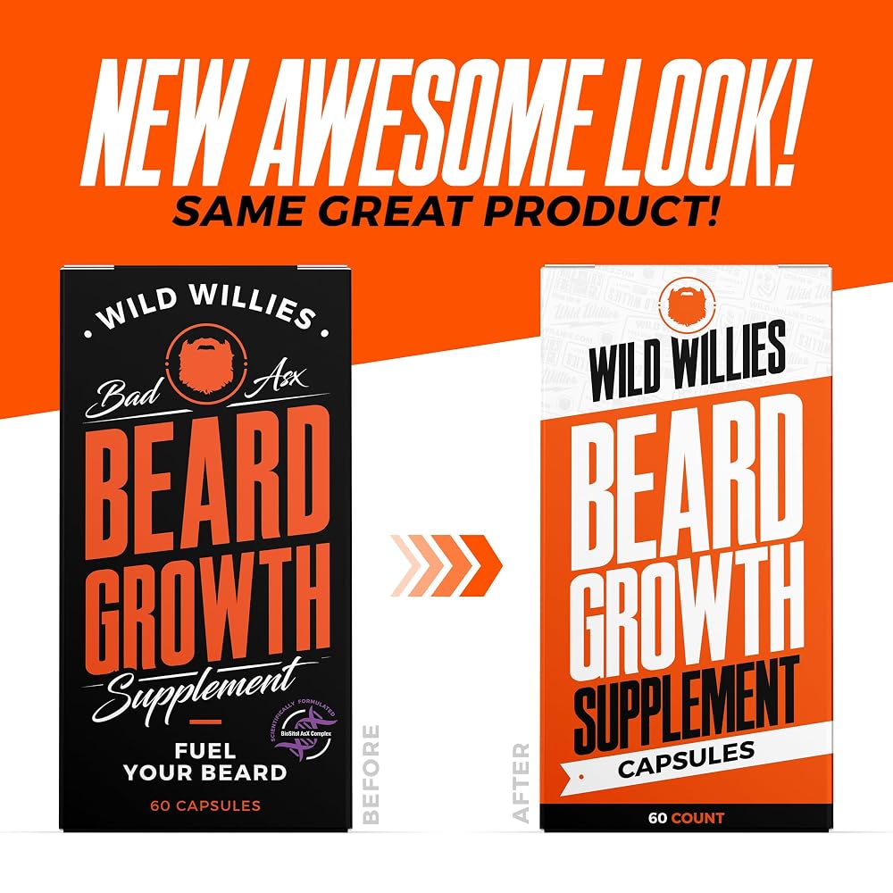 Wild Willies Beard Growth Vitamins for Men - 60 Capsules - image 7