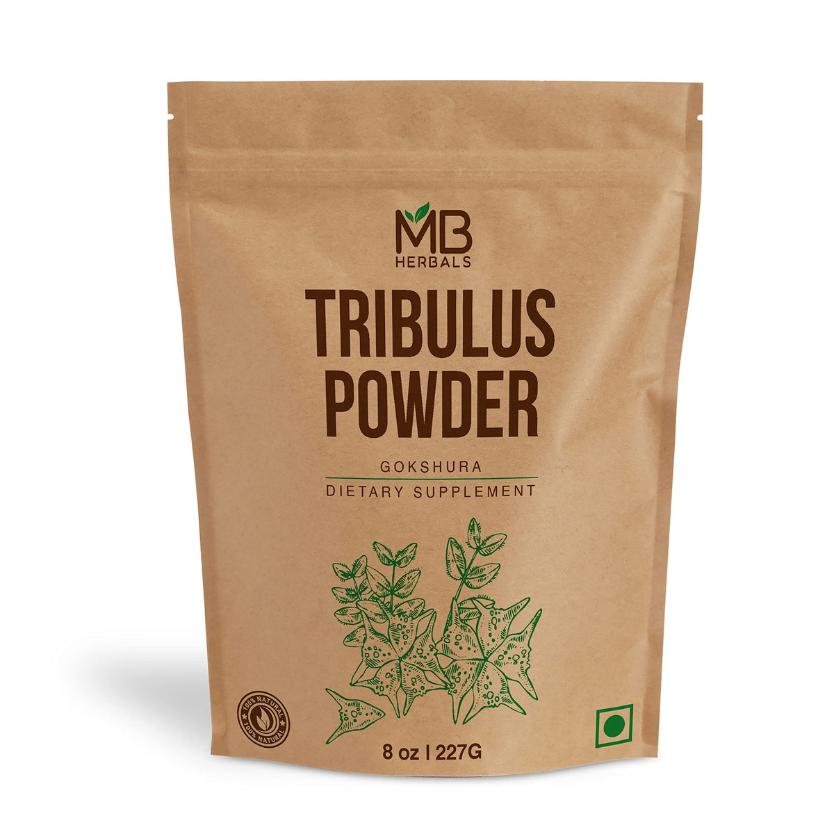 MB Herbals Tribulus Powder - 8 oz / 75 Servings