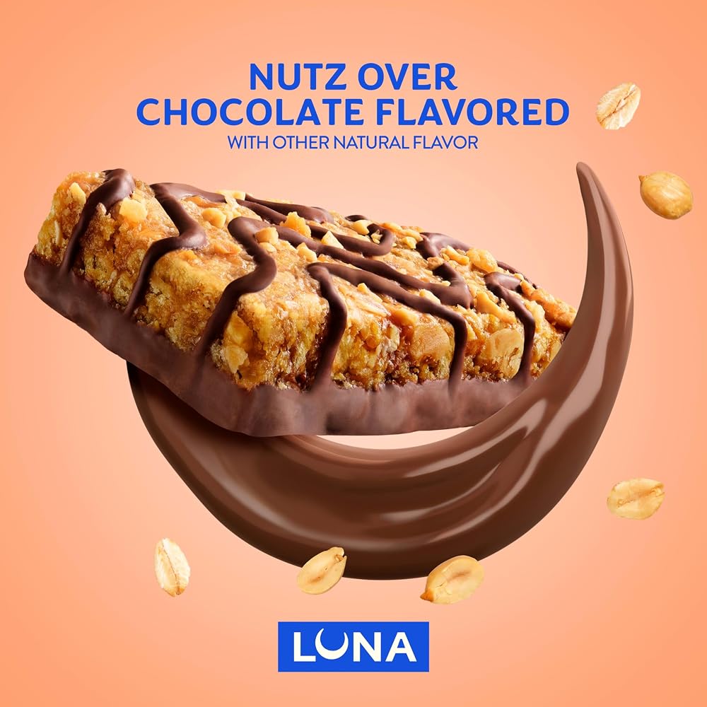 Luna Bar Nutz Over Chocolate Nutrition Bar - 15 Count - image 4
