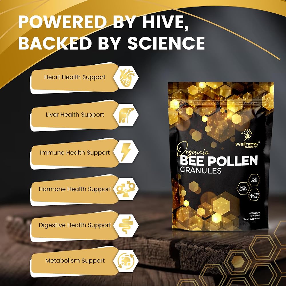 WELLNESS LABSRX Organic Bee Pollen Granules
