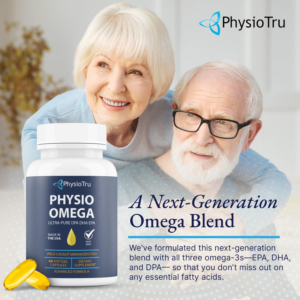 PhysioTru Physio Omega Fish Oil EPA DHA DPA - 60 Softgels - image 3