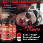 Agobi Ashwagandha 5-in-1 Herbal Blend - 120 Capsules - image 5