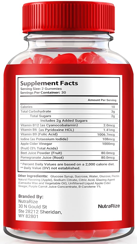 NutraRize Keto Burner ACV Gummies - 120 Gummies (2 Pack) - image 2