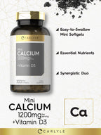 Carlyle Calcium 1200 mg with Vitamin D3 - 300 Softgels - image 3