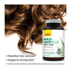 Country Life Maxi-Hair Plus 5000 mcg Biotin - 240 Vegetarian Capsules - image 5