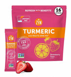 ZYN Turmeric & Electrolyte Strawberry Yuzu Drink Mix - 16 Packets