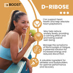 BoostCeuticals D-Ribose 1500mg Energy Supplement - 90 Capsules - image 4