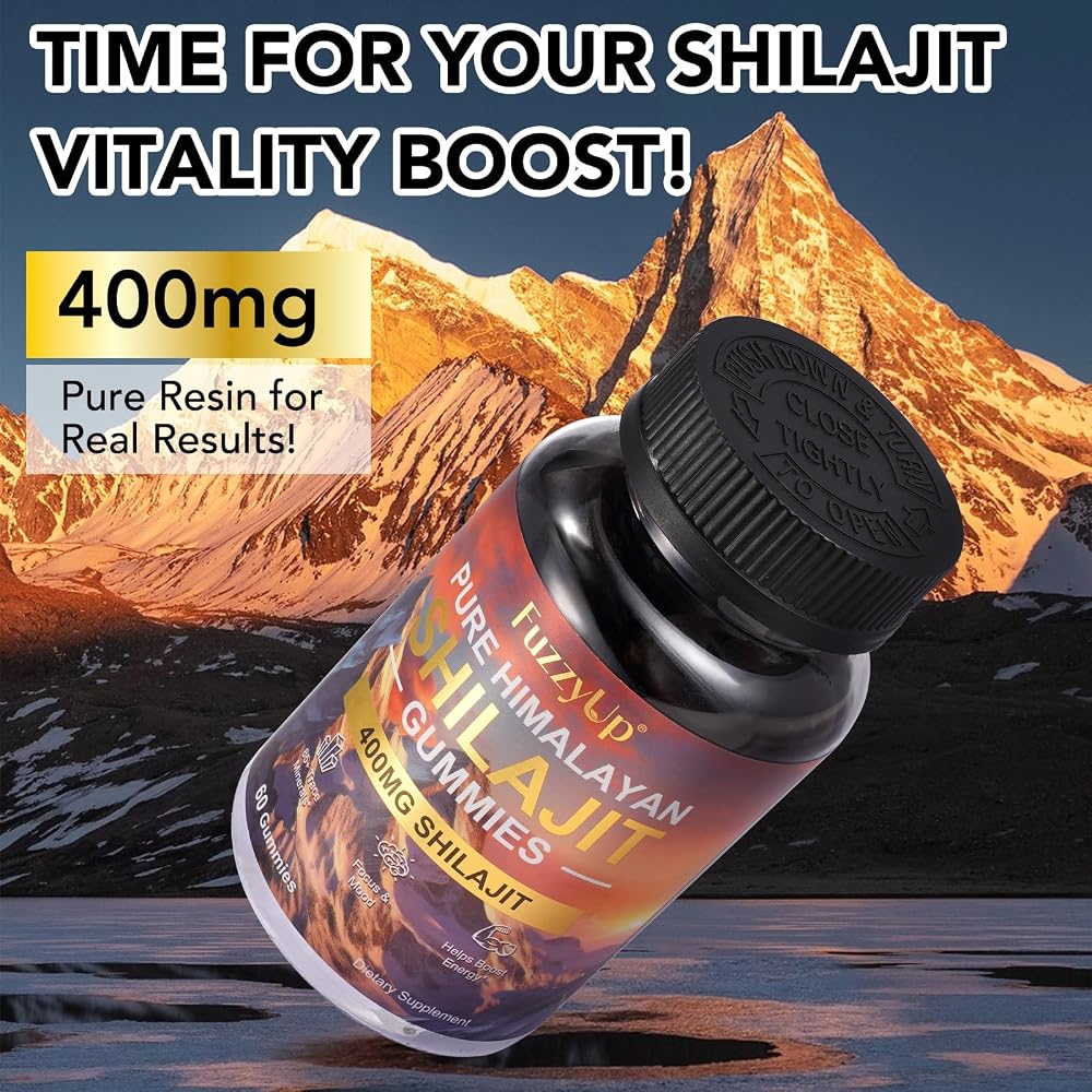 ZhuGuaCo Himalayan Shilajit Gummies Energy & Immune Support - 60 Count - image 2
