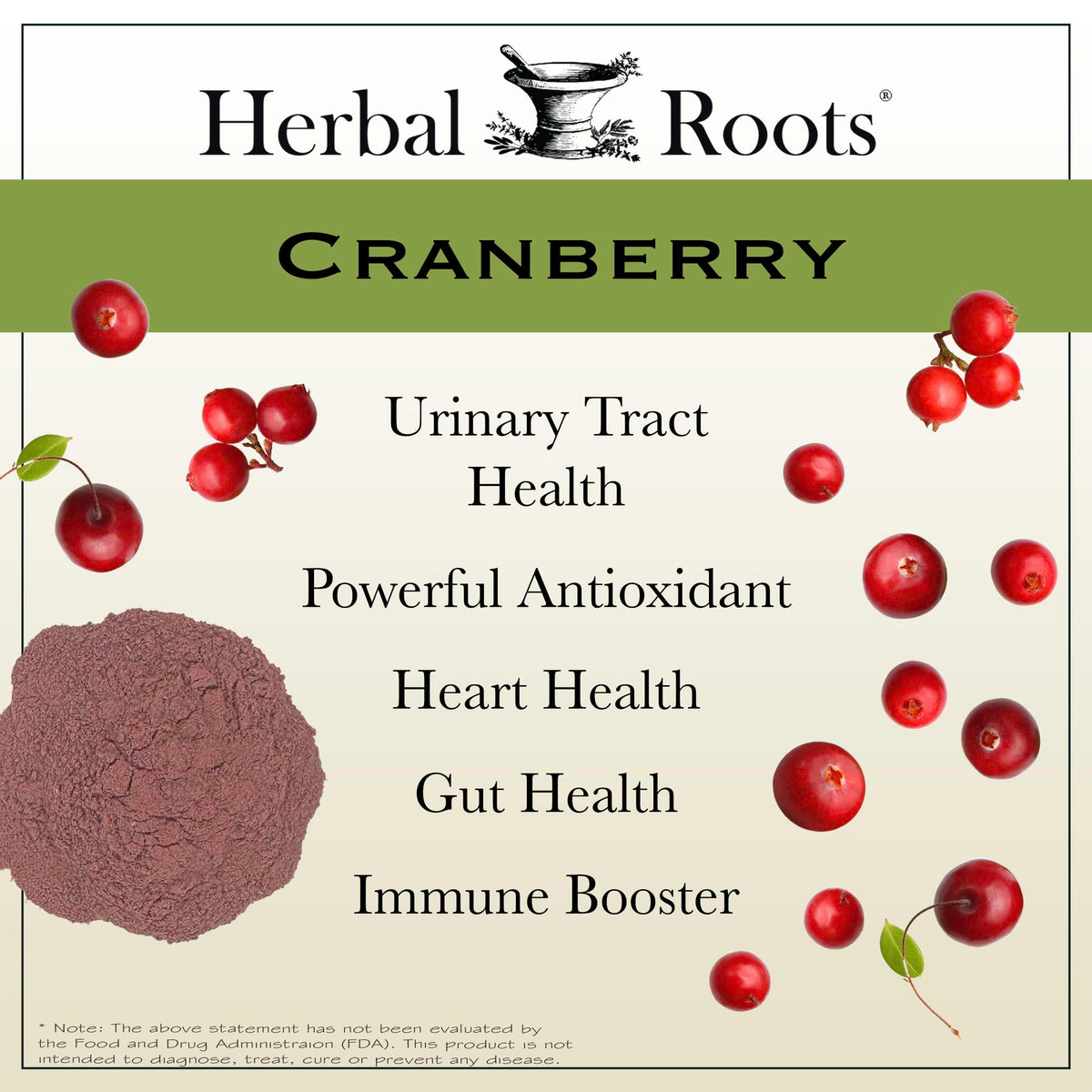 Herbal Roots Maximum Strength Cranberry Pills for Urinary Tract Health - image 3