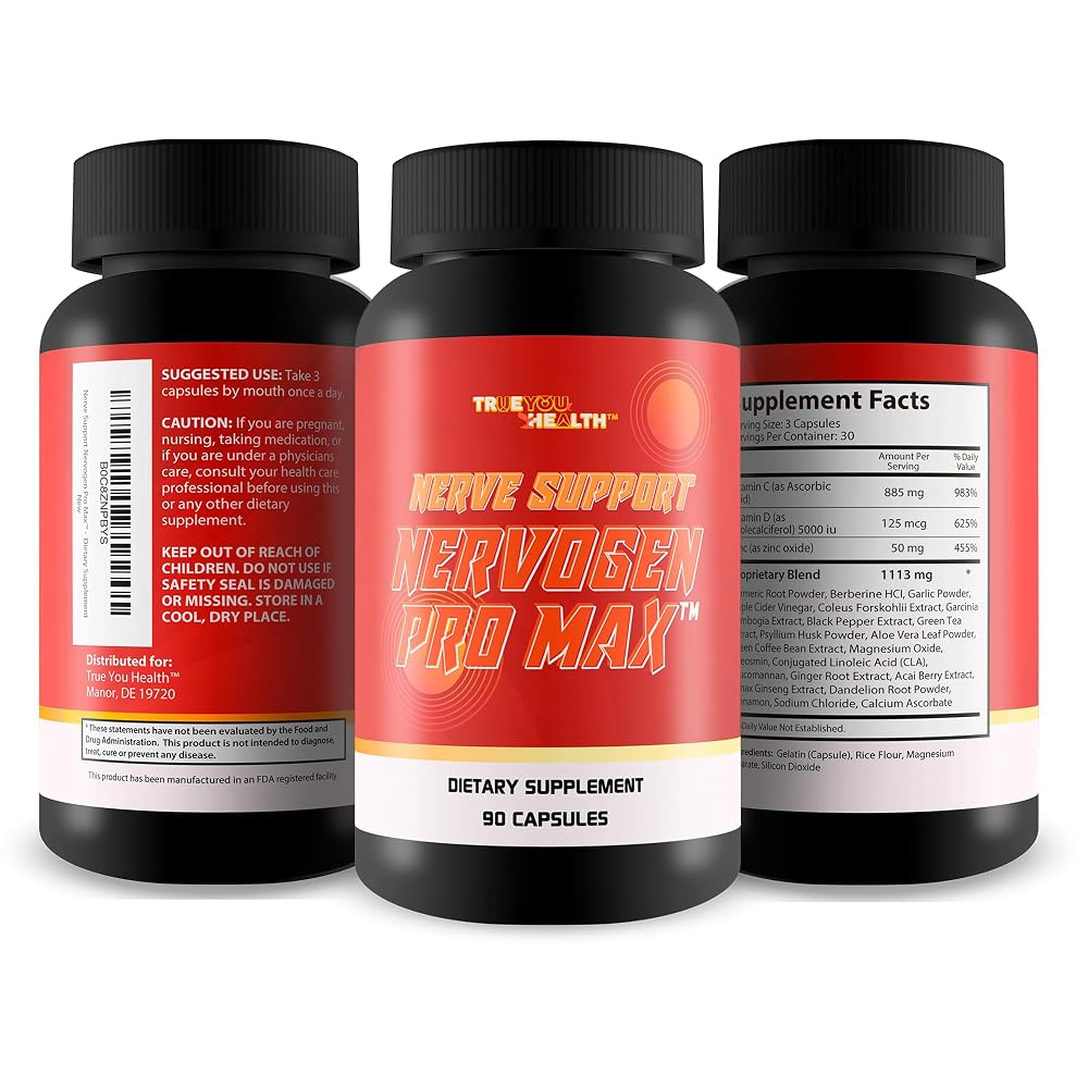 True You Health Nerve Support Nervogen Pro Max - 1 Count - image 4
