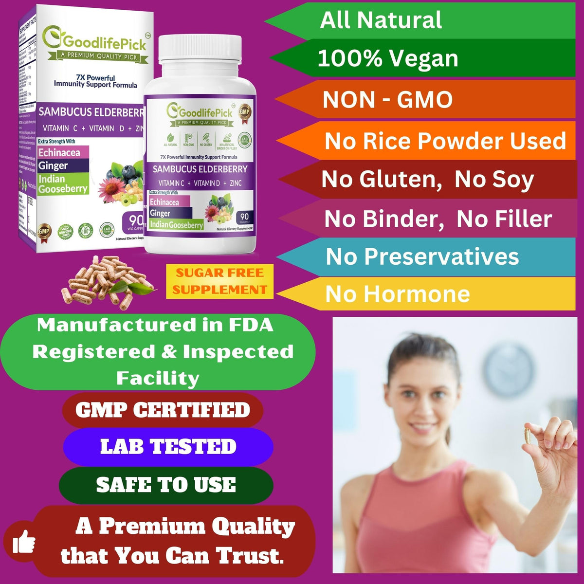 GoodlifePick Elderberry with ZINC