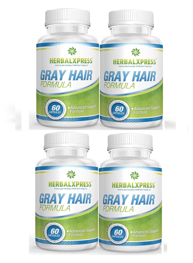 HerbalXpress Anti-Gray Hair Formula - 240 Capsules