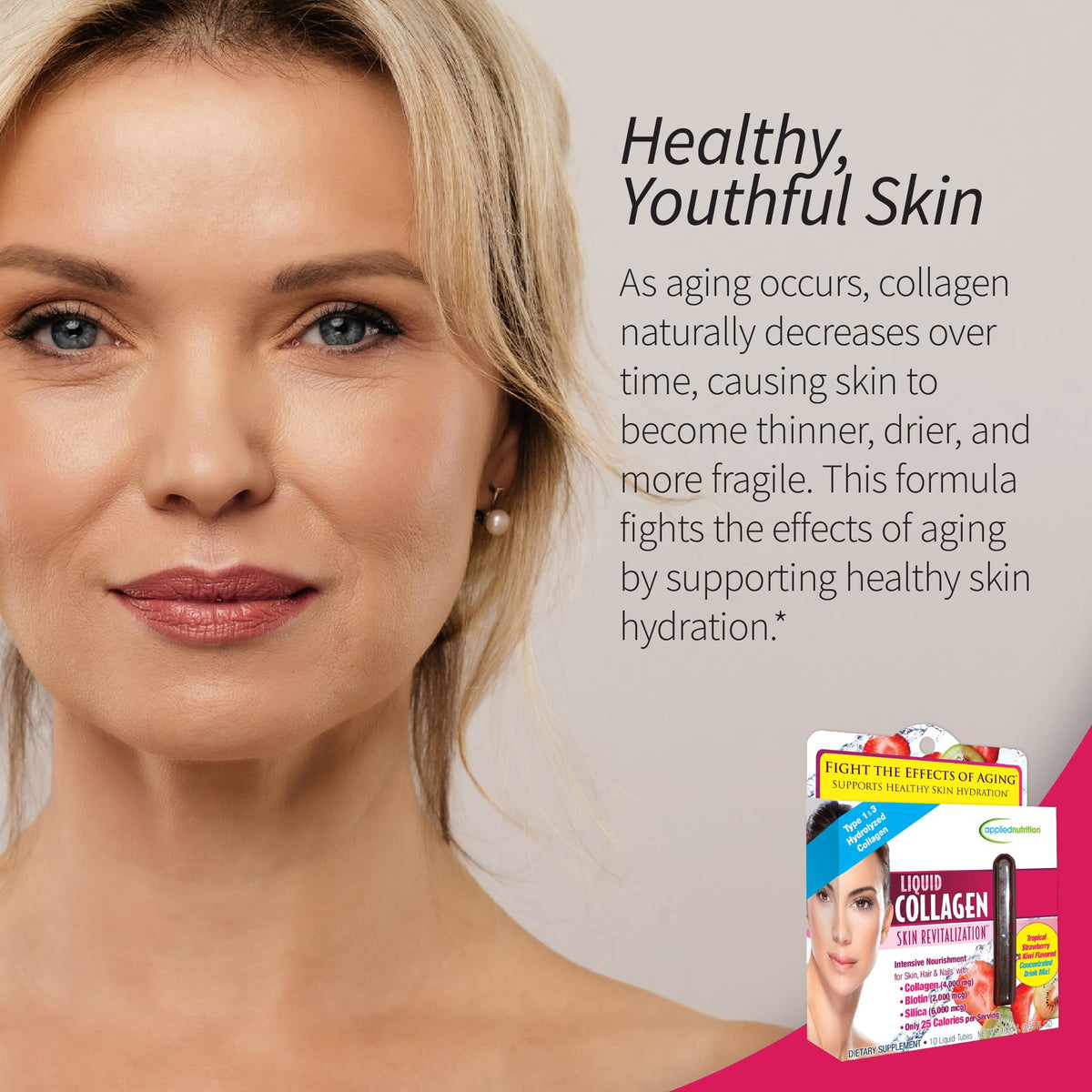 Applied Nutrition Liquid Collagen Skin Revitalization Beauty Drink - 10 Count - image 4