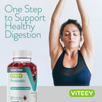 Viteey Probiotic Gummies for Women, Men & Teens - 60 Gummies - image 6