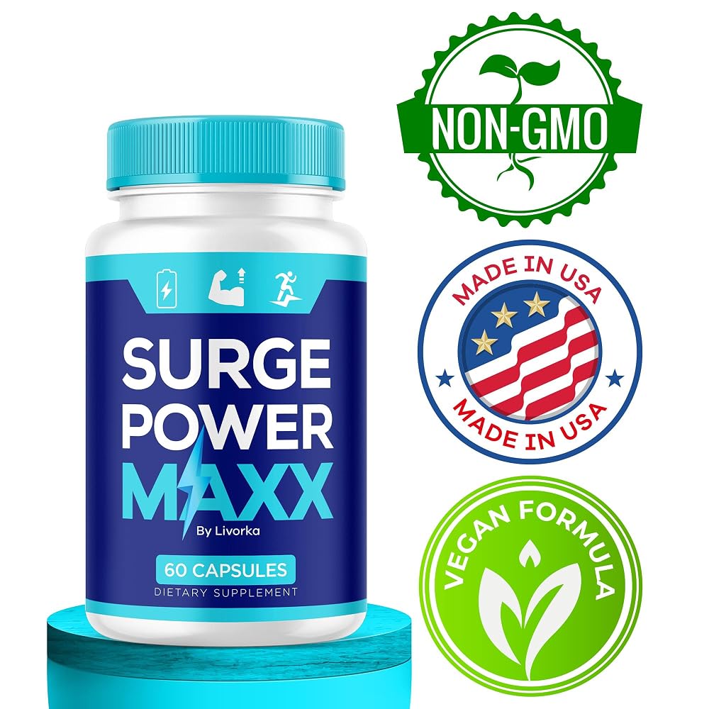 LIVORKA Surge Power Maxx Supplement for Men - 120 Capsules - image 5