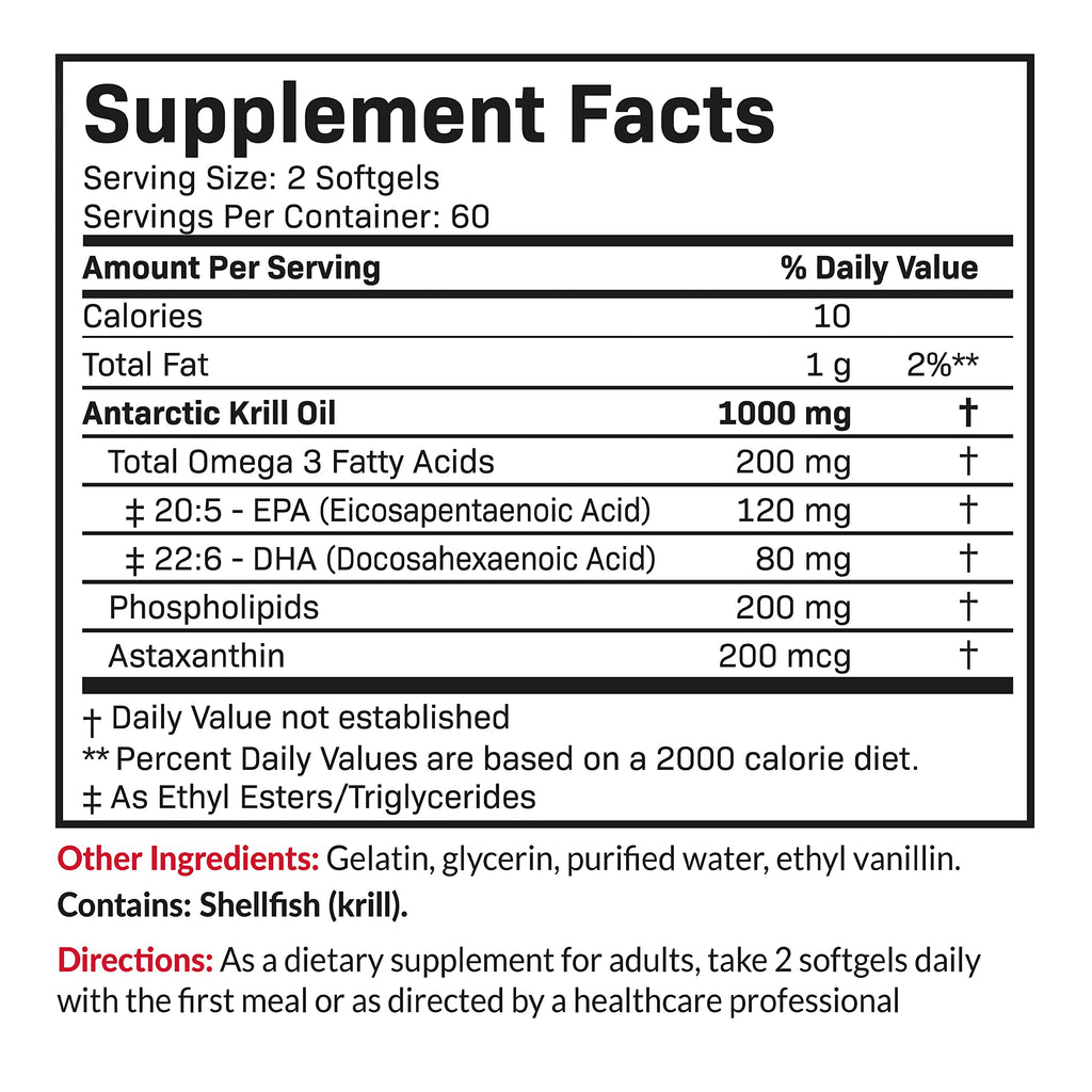 Futurebiotics Antarctic Krill Oil with Omega-3s EPA