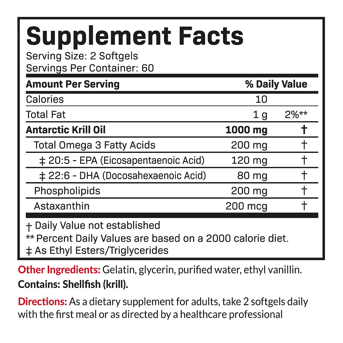 Futurebiotics Antarctic Krill Oil with Omega-3s EPA