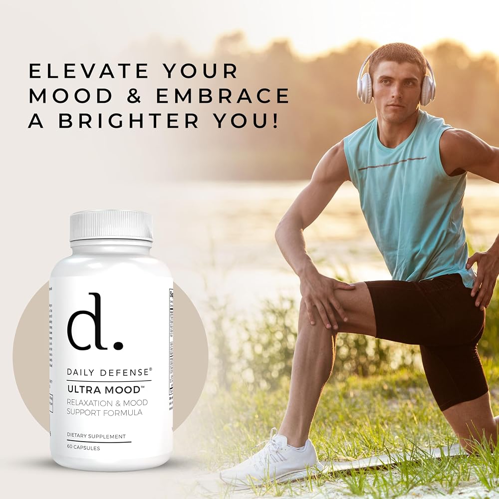 Daily Defense Ultra Mood Supplement - 60 Capsules - image 3