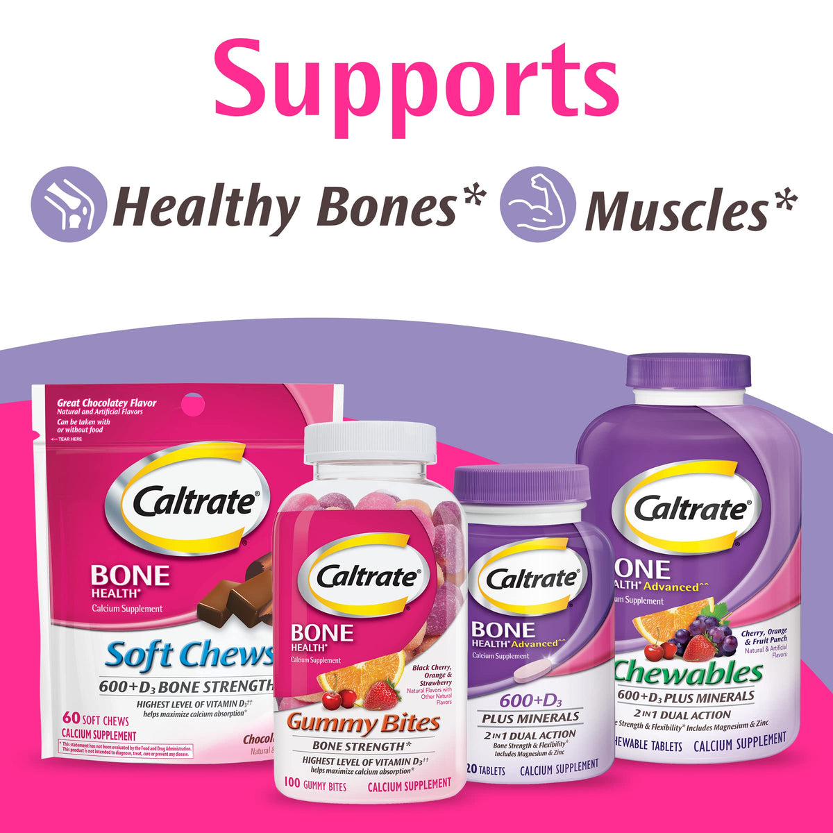 Caltrate 600 Plus D3 Calcium and Vitamin D Supplement - 120 Tablets - image 8