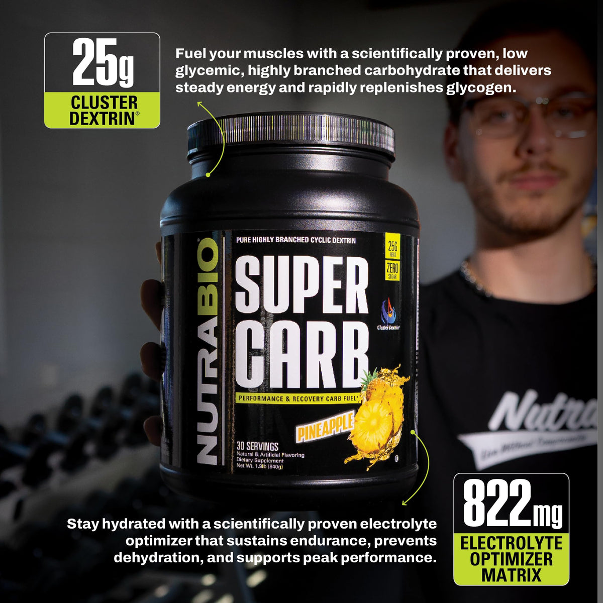 NutraBio Super Carb - Complex Carbohydrate Supplement Powder